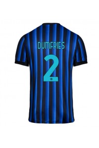 Inter Milan Denzel Dumfries #2 Jalkapallovaatteet Kotipaita 2025-26 Lyhythihainen